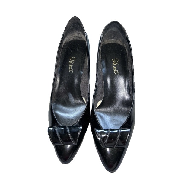 Vintage Shoes - 9 West Bliss black patent leather heels size 9 Vintage 80s And 90s Vibe C Pics